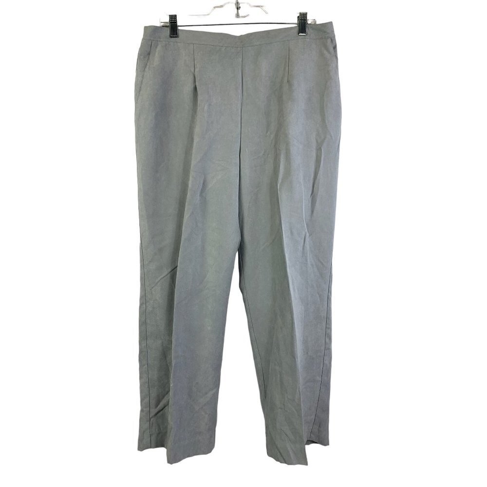 Alfred Dunner Women's Northern Lights Silver Pants